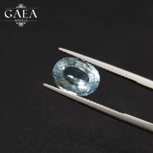 Aquamarine (Oval) | 海蓝宝 | March Birthstone | Scorpio Zodiac Stone | Natural Gemstones | Batu Permata Asli