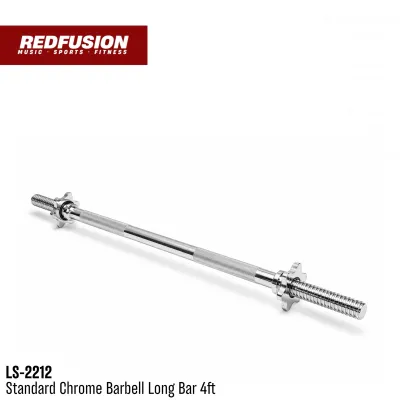 Live Up Standard Chrome Barbell Long Bar 4ft LS-2212