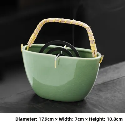 Large Aesthetic Heat-Resistant Mosquito Coils Holder Incense Burner
