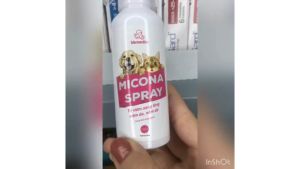 Xịt Micona nấm da viêm da viêm nang lông bong tróc bã nhờm cho chó mèo - Vemedim - 100ml