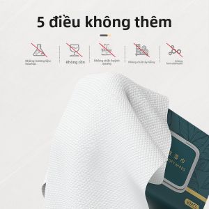 MONLEYTA | Vải ướt dày cỡ lớn cho trẻ em dùng một lần Túi đựng vải ướt lớn Vải ướt dùng cho miệng và tay Giá cả phải chăng