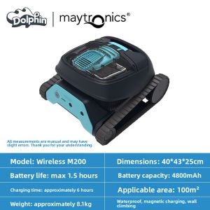 Automatic Pool Cleaning Robot Vacuum Cleaner Climbing Walls