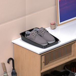 CHENJ Car Shoes Storage Tray Interior Multifunctional Durable Accessory Tidying Vehicle Organizer Under Seat Container Box