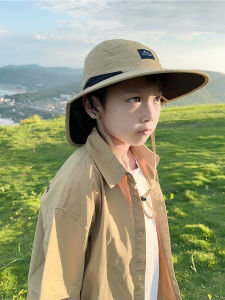 Outdoor Fishing Cap Childrens Hat Large Brim Sunshade Windproof Camping Hat Boys Windproof Coat Cap NEWDAKID Brand