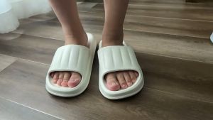 Dép nam nữ quai ngang siêu nhẹ êm chân đi trong nhà văn phòng nhà tắm DL322