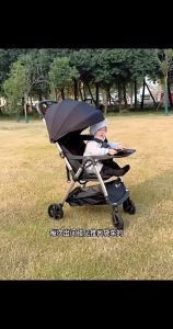 360° Universal Wheel Stroller for Baby Two-way Facing Foldable Stroller Travel Lie Down Portable Baby Stroller