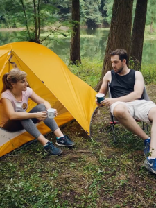 Tenda Naturehike Cycling Spider 1 Orang 20D NH18A095-D Tenda Camping Ultralight Hiking Double Layer Solo Hiking