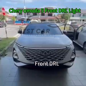 Chery Omoda 5 Front LED light fog lamp cover lip DRL day time running daytime bumper bonnet bodykit