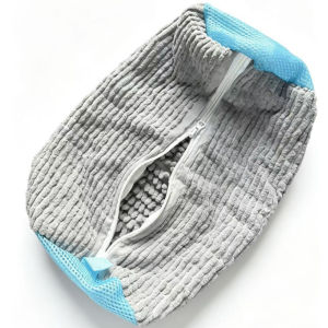 Washing Machine Bag Shoes Machine Laundry Bag Drying Bags with Zipper Closure 360° Surround Cleaning Reusable Durable Machine