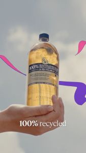 LOccitane Almond Shower Oil Refill 500ml - Sabun Mandi Refill