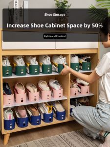 Space-saving Adjustable Shoe Organizer Rack