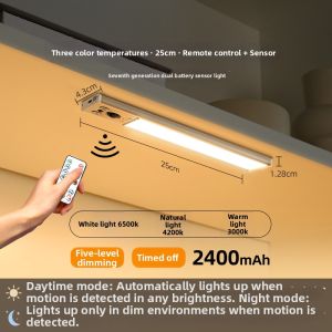 EZVALO | Hand Swept Charging Timer Cabinet Light