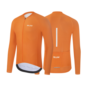 RAUDAX Men’s Bicycle Jersey Long Sleeve Road Cycling Jersey Spring Autumn 3-Colors Biker Shirts Top For Riding MTB Bike Clothing