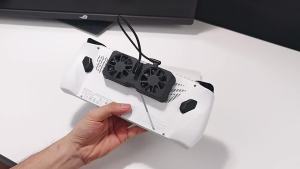 Quạt Làm Mát Cầm Tay Từ Tính Kép Sử Dụng Nguồn USB Di Động Có Kẹp Lưng Dành Cho Steam Deck Xbox Ally X Legion Go