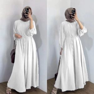 Danira dress/gamis cringkel airflow/baju kurung wanita dewasa terbaru viral kekinian allsize