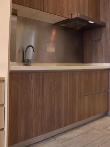 【Trusted】 Thick wood grain sticker furniture renovation 3D waterproof self adhesive wallpaper PVC texture cabinet