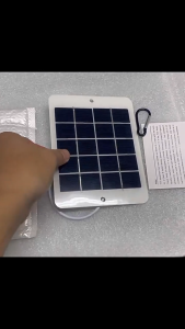 Solar Panel 3W USB Security Camera Waterproof Monocrystalline Portable Charger for Phone Outdoor Camping RV