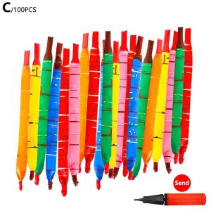 50/100pcs Flying Rocket Balloon Flying Squeak Birthday Party Decoration Childrens Inflatable Toys Outdoor Entertainment