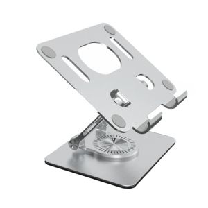 Laptop stand tablet stand 360 degree rotation anti slip design adjustable height aluminum alloy phone stand