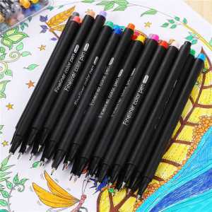 Fine Point Colorful Marker Pen Waterproof Art Line Drawing Brush 24 Colors 36 Colors 48 Colors Watercolor Sketching Pen