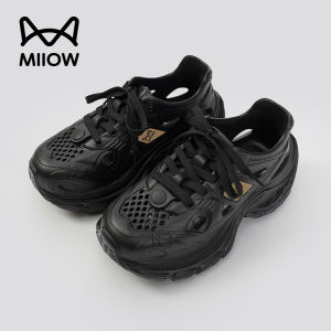 miiow | Cat Lady Summer 2025 Womens Sporty Sandals High Top Dad Shoes Outdoor Wearable Flip Flops EVA Material Youth Beach Shoes
