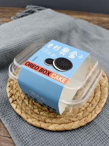Bakery Packaging Salted Oreo Box Chestnut Cake  Milk Blood Rice Cake Roll Box 100 Sets Sweet Snack Packaging Box
