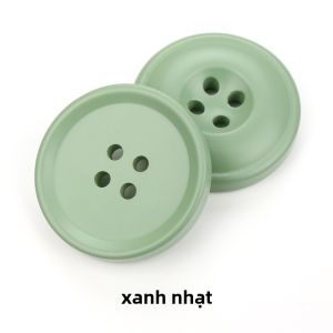 Nút Nhựa Màu Sắc Hình Tròn Bốn Mắt Áo Khoác Len Áo Khoác Gió Áo Khoác Vest Áo Khoác Ngoài Màu Đỏ Cỡ Lớn Nút Quần Áo DIY