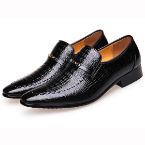 Classic Dress Shoes for Men: Leather, PU & Crocodile Options