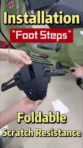 For Vespa Sprint Primavera 150 2013-2024 Footrest Pedal Foldable Footpeg Extension Pad