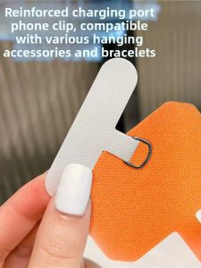 T-Shaped Universal Mobile Phone Lanyard Connector Charge Port Clip Loss Prevention Ring for Digital Accessories And Electronics