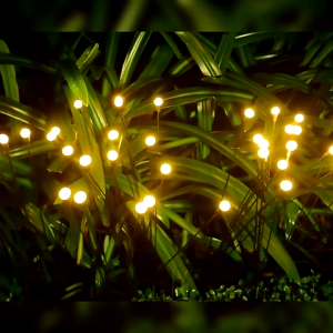 【SG Local】Solar Firefly Lights Outdoor Waterproof Hari Raya Decoration Light Led Garden Lawn Light Garden Light Solar Energy Swing Wind Courtyard Patio Decoration LED Light