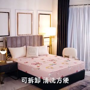 Ready Stock Mattress Protector Cover Single/Queen/King Size Fitted Bedsheet With Cotton Anti Slip Mattress Cover