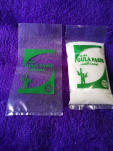 PLASTIK GULA PASIR 250gram (ISI 50 PCS) PLASTIK KEMASAN GULA PASIR LOKAL