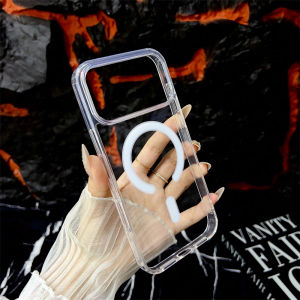 Original For Magsafe Magnetic Wireless Charging Case For iPhone 17 Air 16 15 14 13 12 11 Pro XS Max Mini XS XR Plus Clear Cover