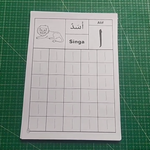 30pcs Belajar Menulis Huruf Hijaiyah dan Mewarnai Harga Termurah!!!