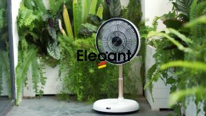 Quạt tích điện gấp gọn Elegant thông minh của Đức hoạt động 8h liên tục Pin 7200mAh điều khiển từ xa tới 10m nhỏ gọn dễ dàng mang Theo khi Du Lịch