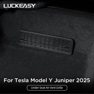for Tesla Model Y Juniper/Launch 2025 Rear Row Air Outlet Protective Cover Anti-blocking Air Vent Grille Protector Accessories