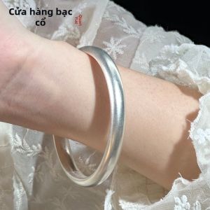 WU YUE JEWELRY | Handmade Solid 999.9 Silver Bracelet