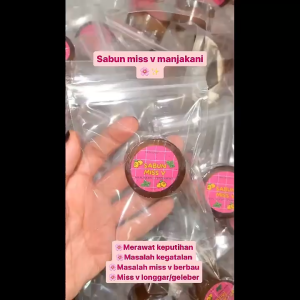 Sabun Miss V Herbal Soap by Farhah Beauty | Manjakani Tightening Soap | Remove Odor Itch Discharge