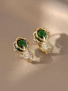 Elegant Womens Cabbage Ear Cuff Fashionable Korean Style Floral Design Trendy Accessory Versatile High-Quality Jewelry