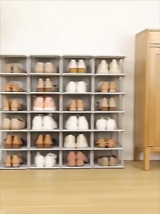TurTle Stackable Shoe Storage/DIY Shoe Shelf/Plastic Storage Shoes Rack/Multi-tier Shoe Rack