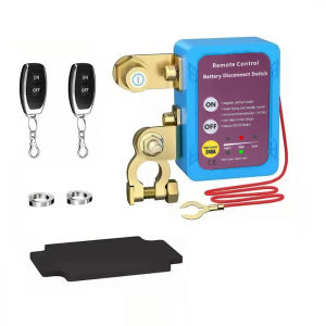 Wireless Remote Battery Disconnect Switch Relay Master Kill Cut-Off Switch for Auto Car Truck Boat 12V Car Nterior