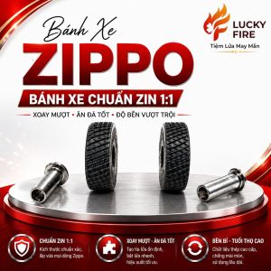 Bánh xe răng chéo chuẩn zin chuyên dụng cho Zippo