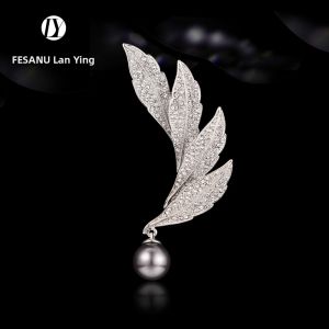 FESANU | Bohemian Original Feather Design Brooch