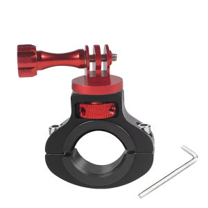 Aluminum Alloy Bike Stand for GoPro 13 12 11 10 9 8 1/4 Screw Motorcycle Riding Stand for DJI Action 6 5Pro 4 Insta360 X5 X4