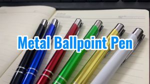 VSPH 1pc Metal Ballpoint Pen Office School Stationery Retractable Ball Point Pen