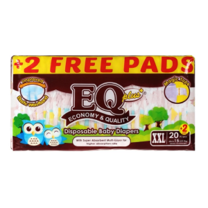 EQ Plus Big Pack XXL 20 - Tape Baby Diapers: Hygienic & Comfortable Solutions