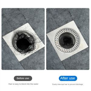 【Free Shipping】Kitchen & Bathroom Sink Strainer Stainless Steel Mesh Floor Drain Sink Basket Strainer Replacement