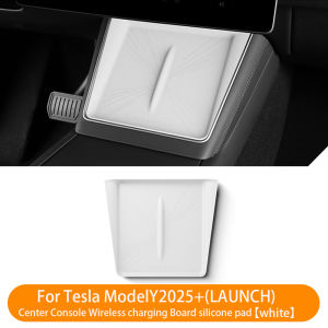 Silicone Wireless Charging Pad For Tesla Model Y Juniper 2025 Launch Anti Fouling Dustproof Decoration Charging Mat