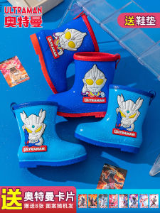 Childrens Waterproof Rain Boots Middle Tube Cartoon Disney PVC Material Boys Girls Toddler Nursery Kids Water Shoes